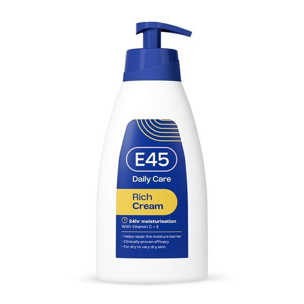 E45 Rich 24 Hour Cream with Pump 400ml