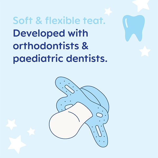 Mam Start 0-2M Night Soother 2Pk - Uni