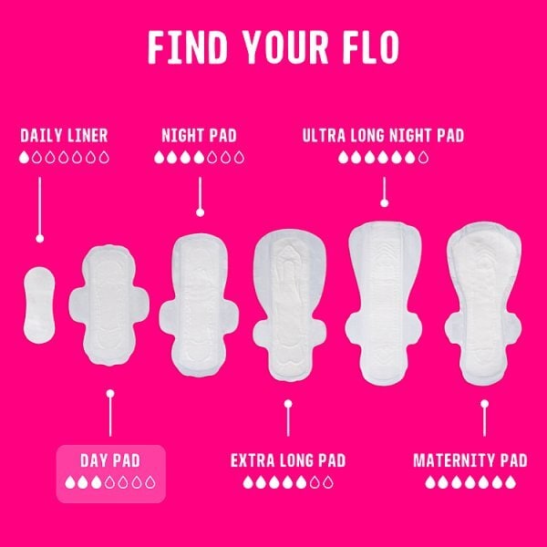 Flo Bamboo Day Pads (16 Pads)