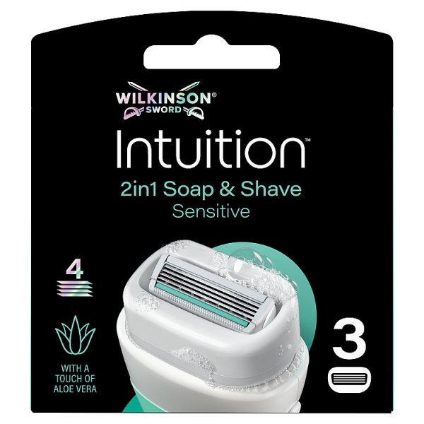 Wilkinson Sword Intuition 2in1 Sensitive Blade Refills x3