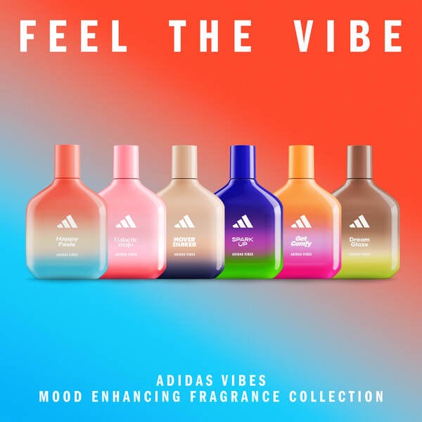 adidas Vibes Happy Feels Eau de Parfum, For All, 100ml
