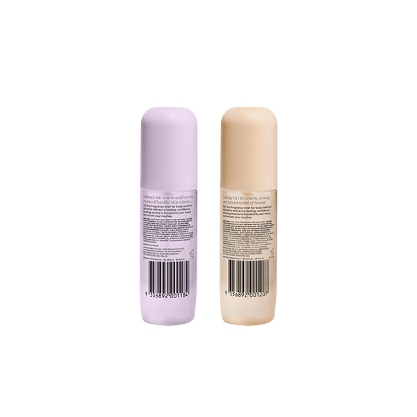 Gem Mists Body & Hair: Santal 90Ml & Vanilla Macadamia 90Ml