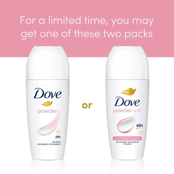 Dove Powder Anti-Perspirant Roll On 50 ml