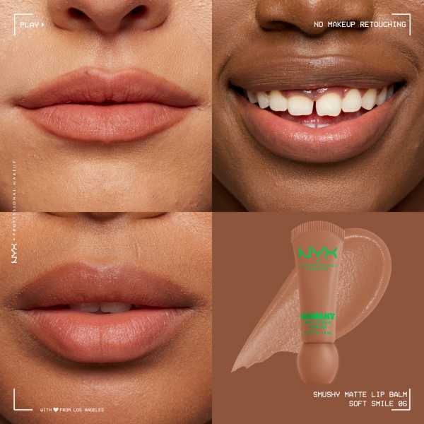 NYX Professional Makeup Smushy Matte Lip Balm Soft Smile