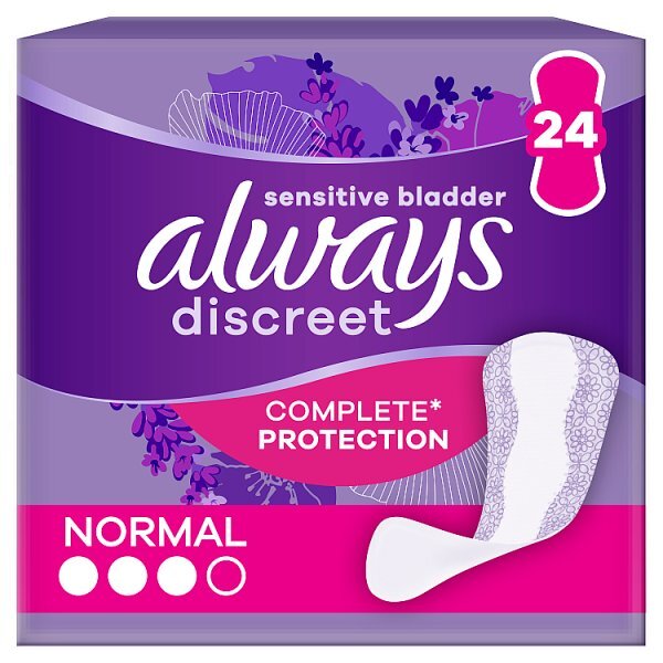 Always Discreet Incontinence Liners Normal 24