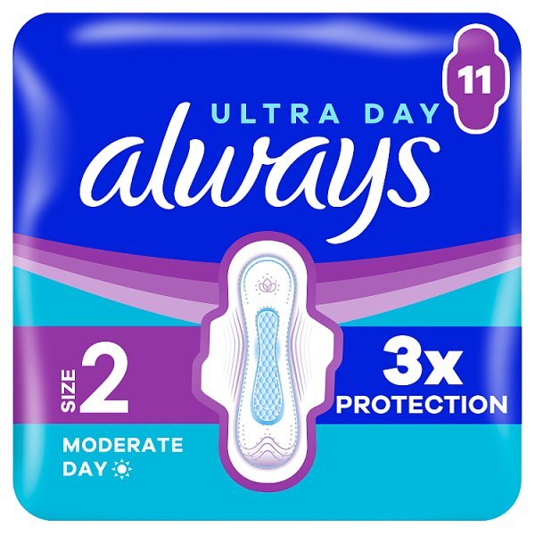 Always Ultra Sanitary Towels Long With Wings Size 2 X11
