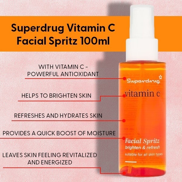 Superdrug Vitamin C Facial Spritz 100ml