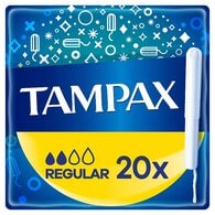 Tampax Regular Tampons Applicator Cardboard 20X