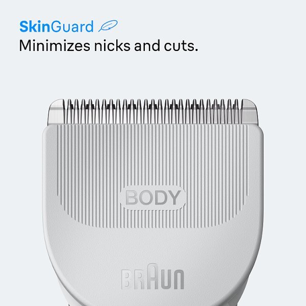 Braun Body Groomer, +2 Grooming Tools, Waterproof, Bg3500