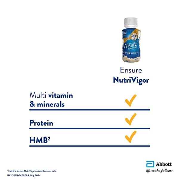 Ensure NutriVigor Ready To Drink Vanilla Flavour 220ml