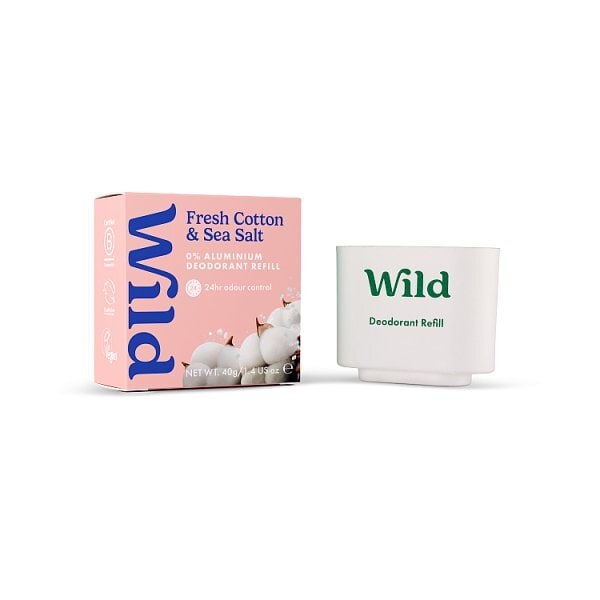 Wild Cotton & Sea Salt Deodorant Refill 40g