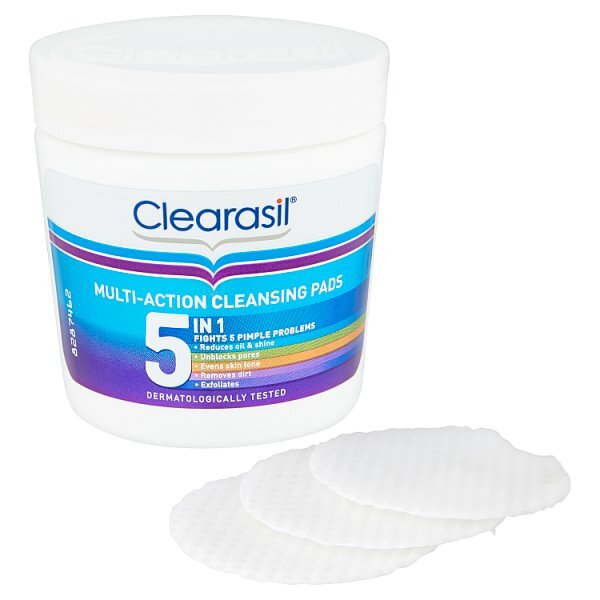 Clearasil Ultra 5 In 1 Cleansing Pads x65