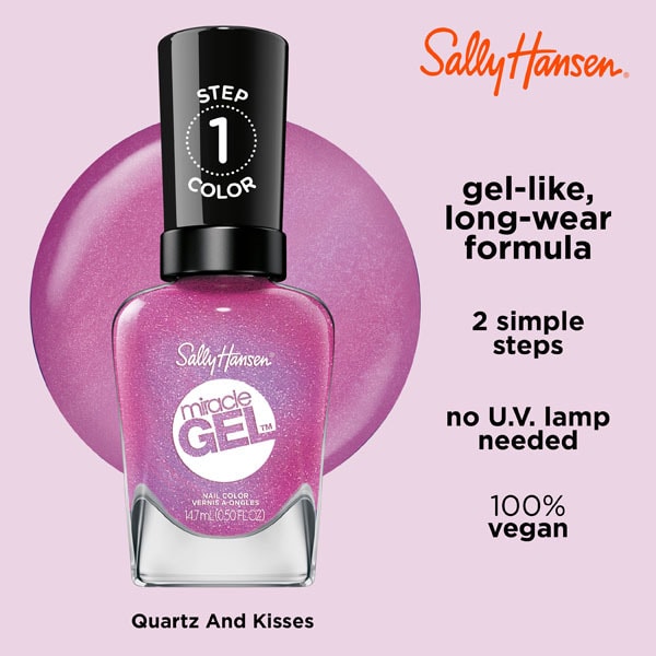 Sally Hansen Miracle Gel Nail Polish - Quartz And Kisses