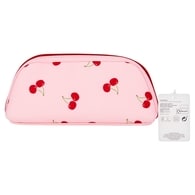 Superdrug Cherry Print Slim Cosmetic Bag