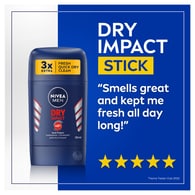 NIVEA MEN Dry Impact Anti-Perspirant Stick 50ml