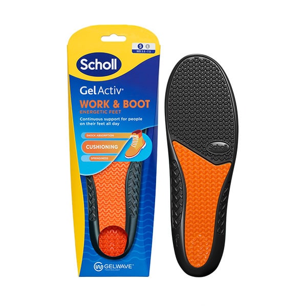 Scholl Gel Activ Insole Work & Boot Small