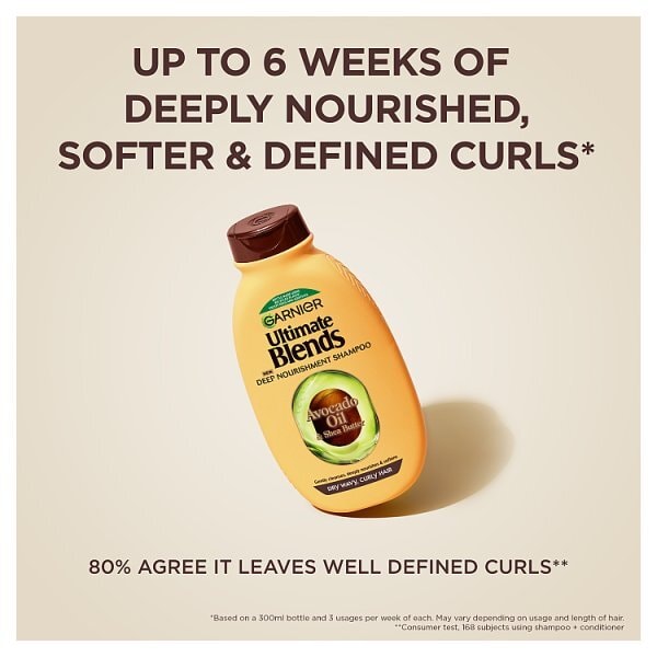 Garnier Ultimate Blends Avocado Oil & Shea Shampoo 300ml