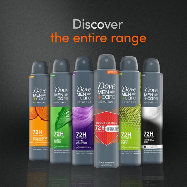 Dove Men+Care Sandalwood + Vanilla Anti-Perspirant Aerosol 200ml