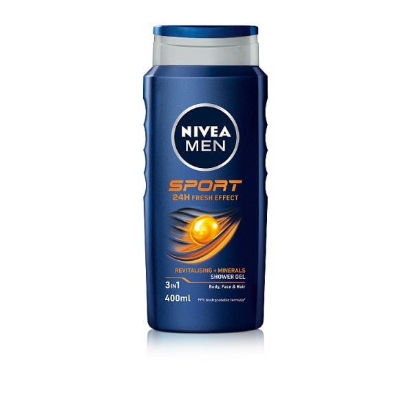 NIVEA MEN Shower Gel Sport Body Wash 400ml