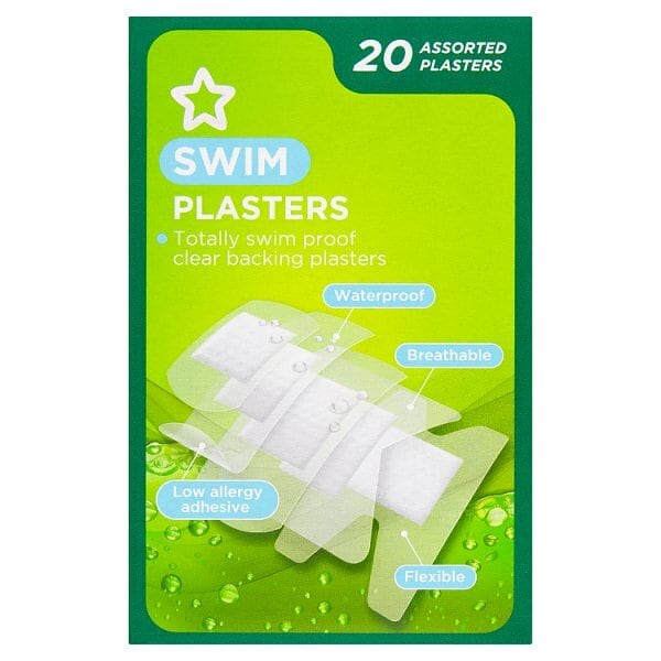 Superdrug Swim Proof Plasters X 20