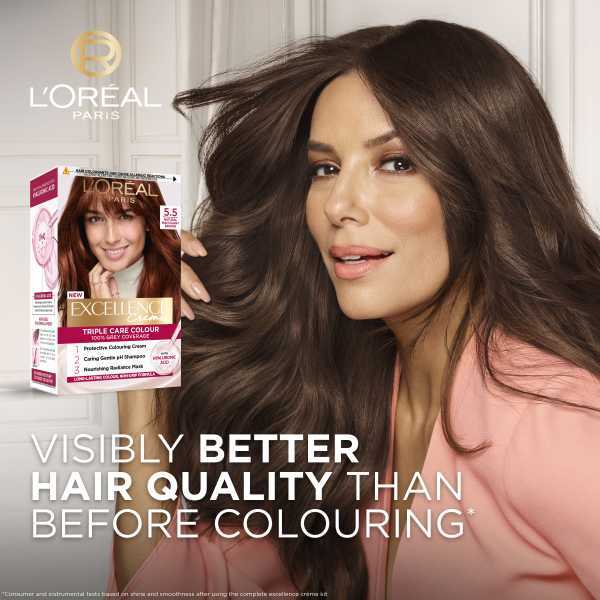 Excellence Creme 5.5 Mahogany Brown Hair Dye