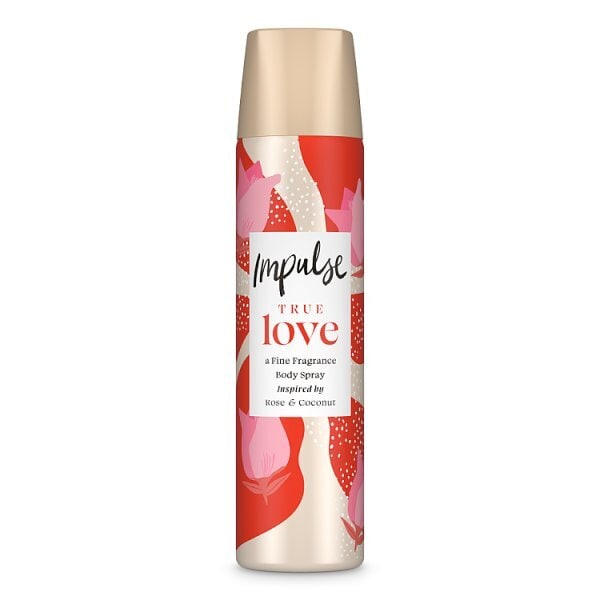 Impulse Body Spray Deodorant True Love 75ml