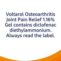 Voltarol Osteoarthritis Joint Pain Relief Gel 1.16% 100g