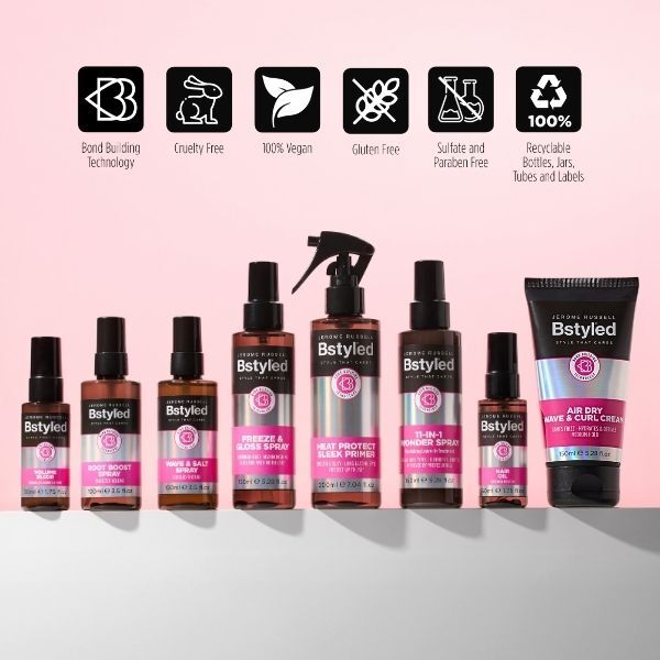 Jerome Russell Bstyled Air Dry Wave And Curl Cream 150ml