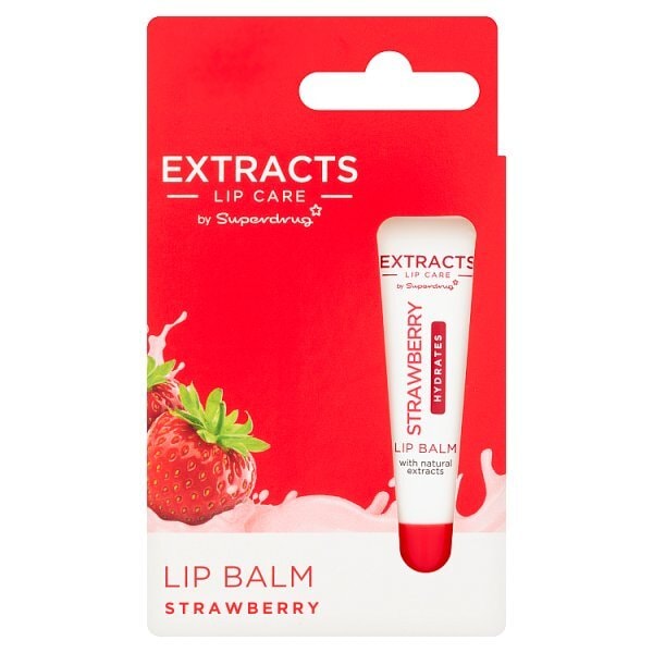 Superdrug Extracts Strawberry Lip Balm