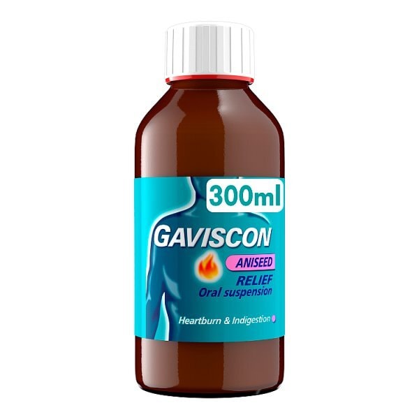 DNR Gaviscon Liquid Heartburn & Indigestion Aniseed 300ml