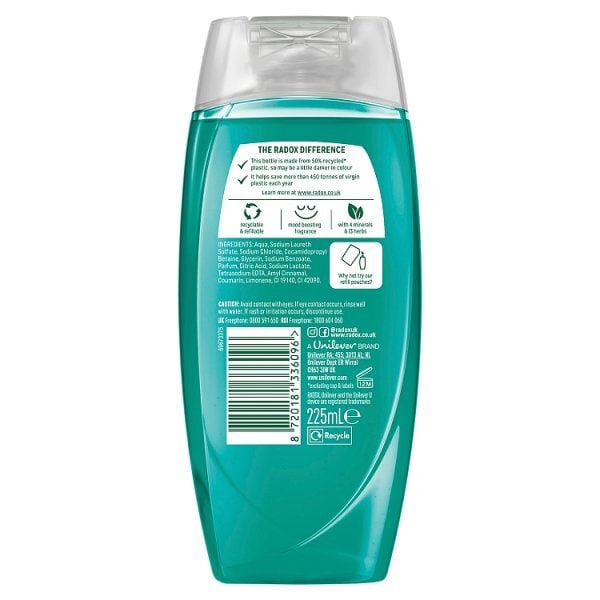 DNR Radox Sg Feel Hydrated Watermelon & Mint 225Ml