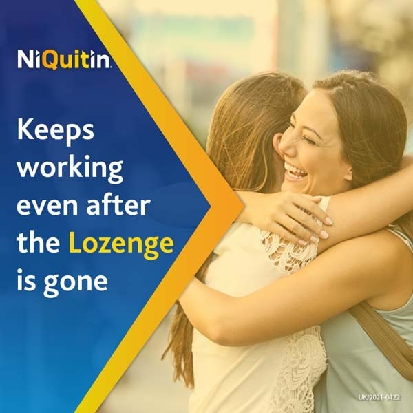 NiQuitin Mint 4mg Lozenges, 132 Lozenges- Quit Smoking Aid