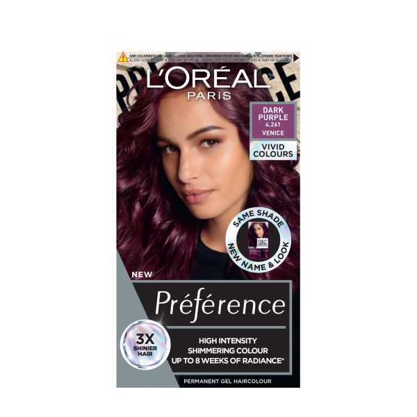 Preference Vivids (Colorista) Hair Dye Rose Dark Purple 4.26