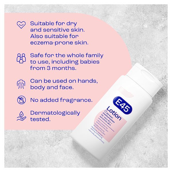 E45 Dermatological Moisturising Body Lotion 200ml