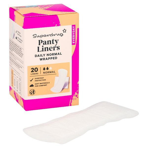 Superdrug Pantyliner Ariel Folded Wrapped x20