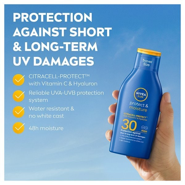 NIVEA SUN Protect & Moisture Sun Cream Lotion SPF 30 100ml