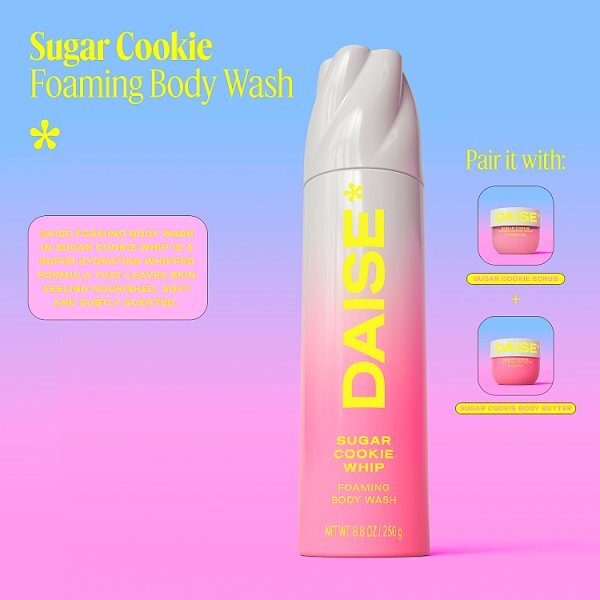DAISE Foaming Body Wash in Sugar Cookie, 265 ml
