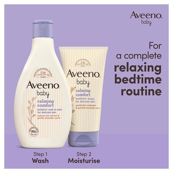 Aveeno Baby Calming Comfort Bedtime Baby Bath & Wash 400ml