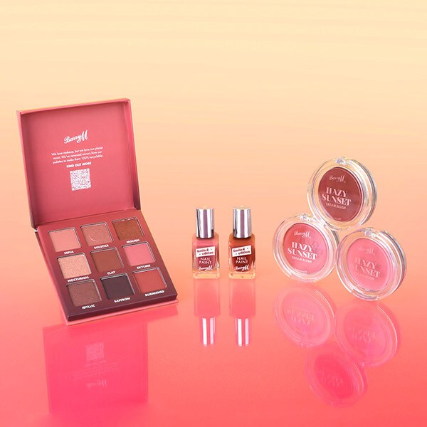 Barry M Hazy Sunset Conpact Cream Blush - Horizon Glow