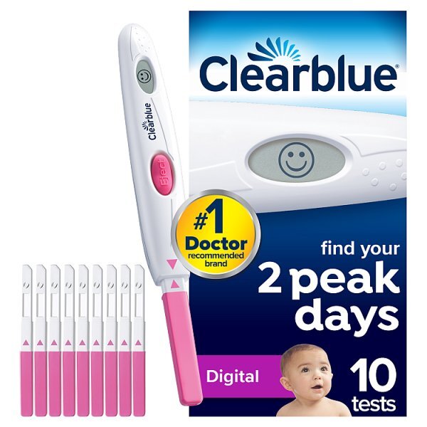 Clearblue Dual Hormone Indicator Digital OvulationTest-10PK