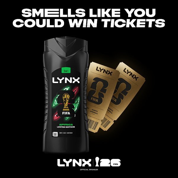 Lynx 3-in-1 Body Wash Shower Gel Africa 500ml