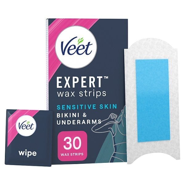 Veet Expert Cold Wax Strips Bikini Sensitive 30s