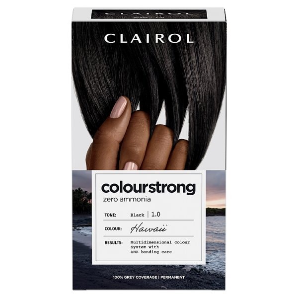 DNR Clairol Colour Strong Permanent Zero Ammonia Hair Dye Black