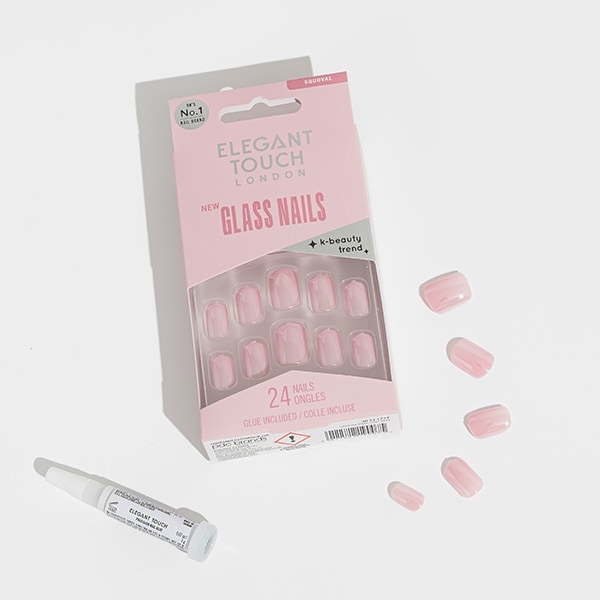 Elegant Touch Glass Nail - Glass Lychee