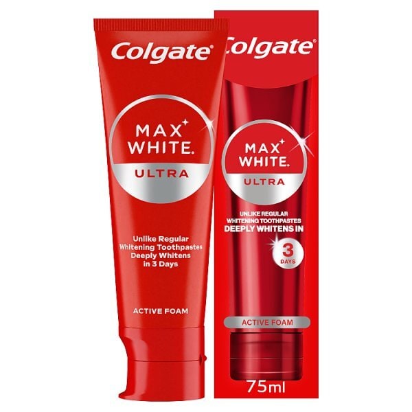 Colgate Max Ultra Active Foam Whitening Toothpaste 75Ml