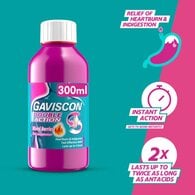 Gaviscon Double Action Mixed Berries Flavour 300Ml