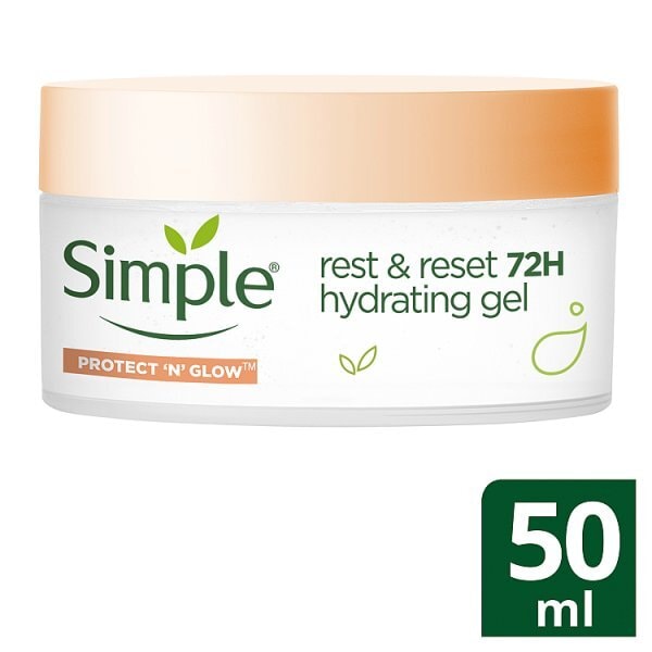 Simple Protect 'N' Glow Rest & Reset 72h Hydrating Gel 50ml