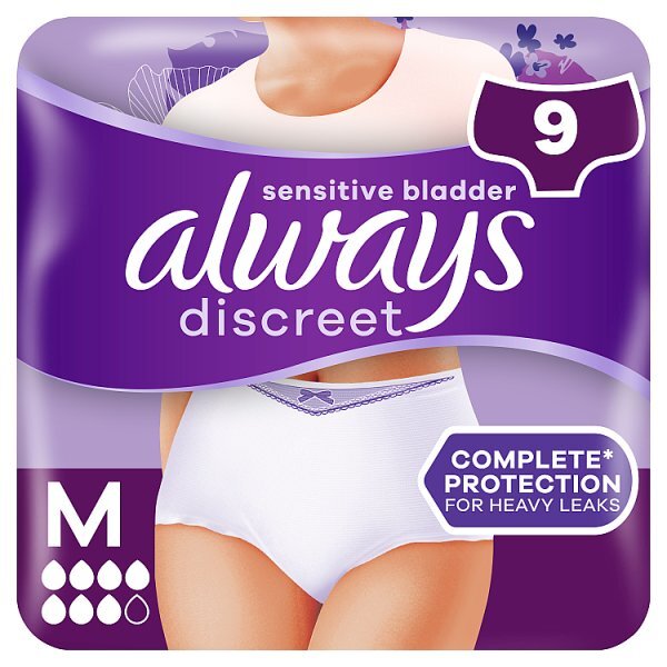 Always Discreet Underwear Inco Pant Plus Medium X9