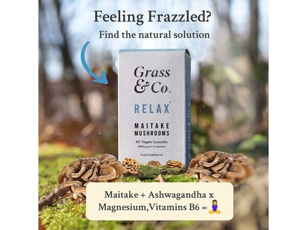 Grass & Co. Relax Maitake Mushrooms Capsules