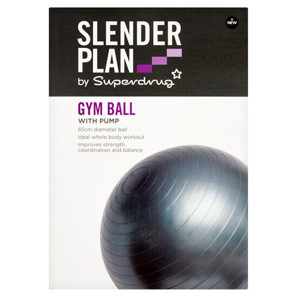 Slenderplan 65cm Gymball with Pump